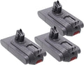 Replacement Battery Buckle Version, Compatible with Dyson V11 SV15 SV16 SV17 SV18 SV22 Vacuum Cleaner(V11-9800mAh-3PCS)