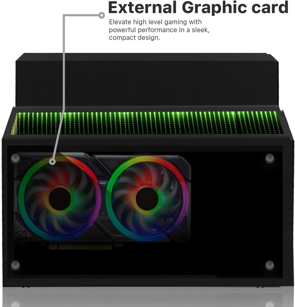 TechMagnet Nova Gaming Desktop PC Bundle with Core i7 32GB RAM 1TB SSD RTX 2060 Graphics RGB Keyboard with AI-Enabled Copilot Key Mouse Headphones Webcam Windows 11 (Renewed)