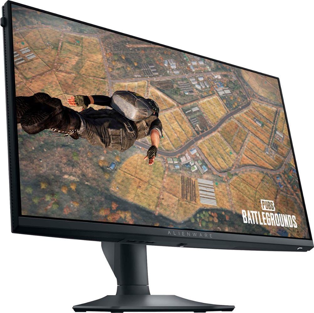 Alienware - AW2523HF 24.5' IPS LED FHD (1920x1080) - 360Hz Display - AMD FreeSync - VESA - Gaming Monitor (USB, HDMI) - Dark Side of the Moon (AW2523HF) + 2 x USB Printer Cable + More