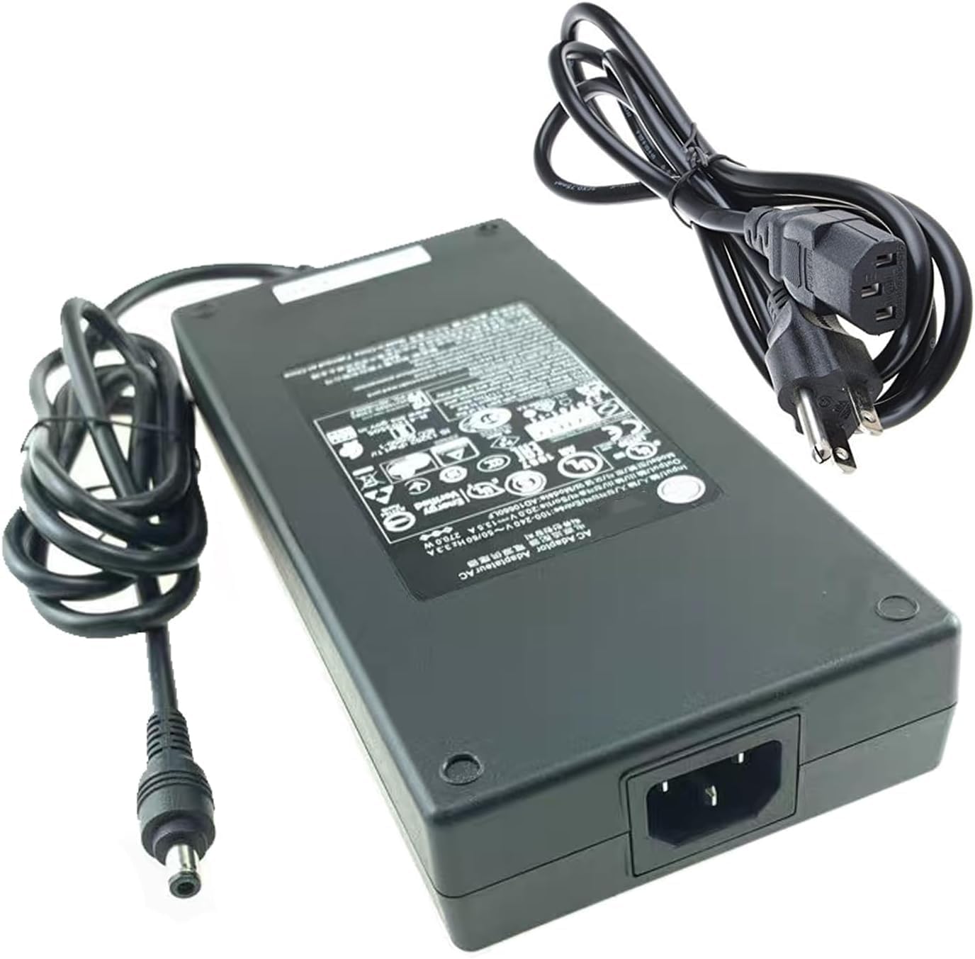 OEM UL 20V 13.5A 270W AC/DC Adapter Compatible with LG 45GS95QE 45GS96QB B 45GS95QEB 45GS96QBB 45' Ultragear OLED WQHD Curved Gaming Monitor AD10660LF 20 V 13.5 A Power Supply Cord Charger