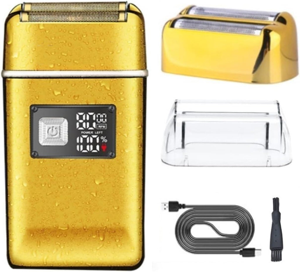 Electric Razors for Men, Barber Rechargeable Foil Shaver Men Electric Powerful Bald Head Razor Washable Ultra Close Finish Shaving Machine