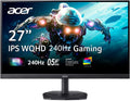 Acer Nitro 27 Inch WQHD 2560 x 1440 ZeroFrame Design IPS Gaming Monitor | AMD FreeSync Premium | Up to 240Hz Refresh | Up to 0.5ms | One Display Port 1.2 and Two HDMI 2.0 Ports | KG271U W3bmiipx