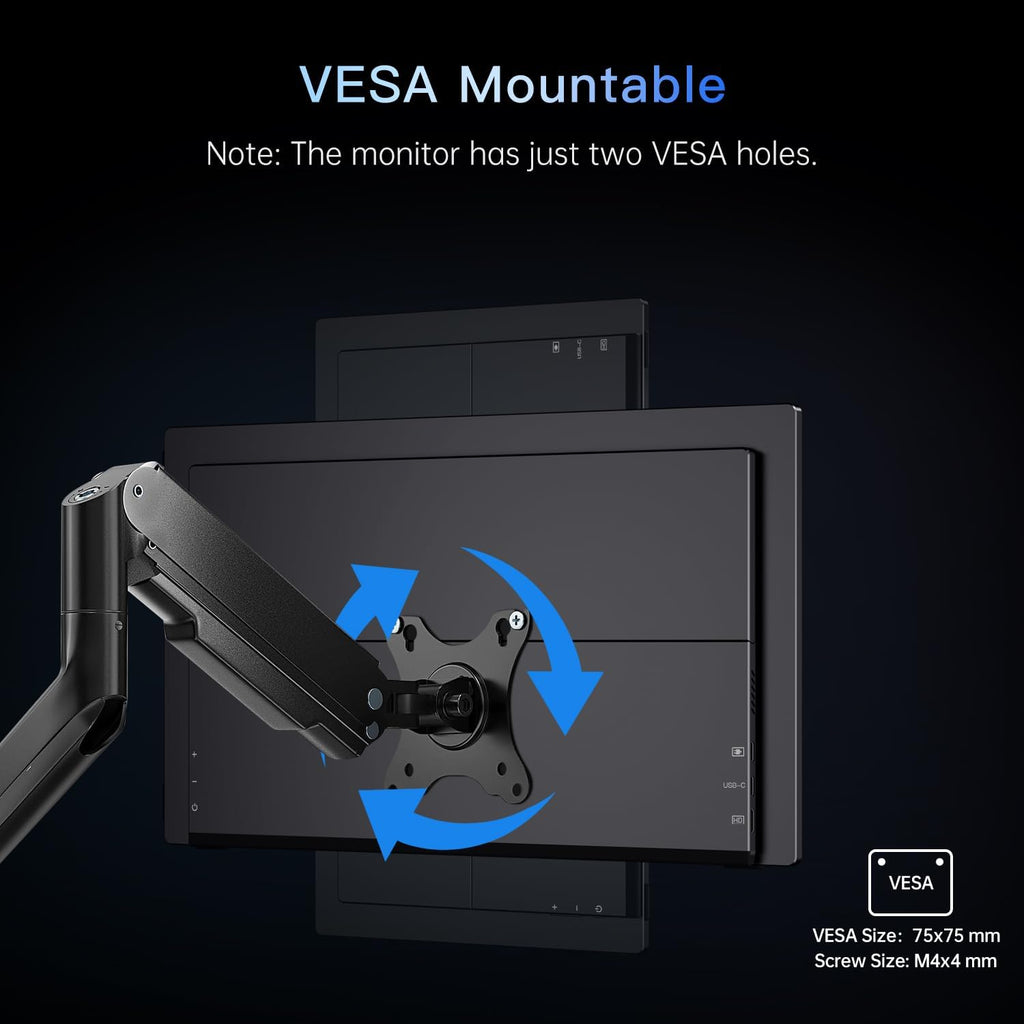 Portable Monitor 15.6' FHD 1080p with 13500mAh Built-in Battery, Kickstand & Speakers, HDMI USB C External Travel Monitor for Laptops, PC, Mac, Xbox, Switch, and PS5/4