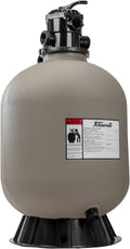 XtremepowerUS 22' Sand Filter Swimming Pool Sand Filter for Inground/Above Ground Filter Media System Top-Mount Up to 37,200 Gallons with Stand