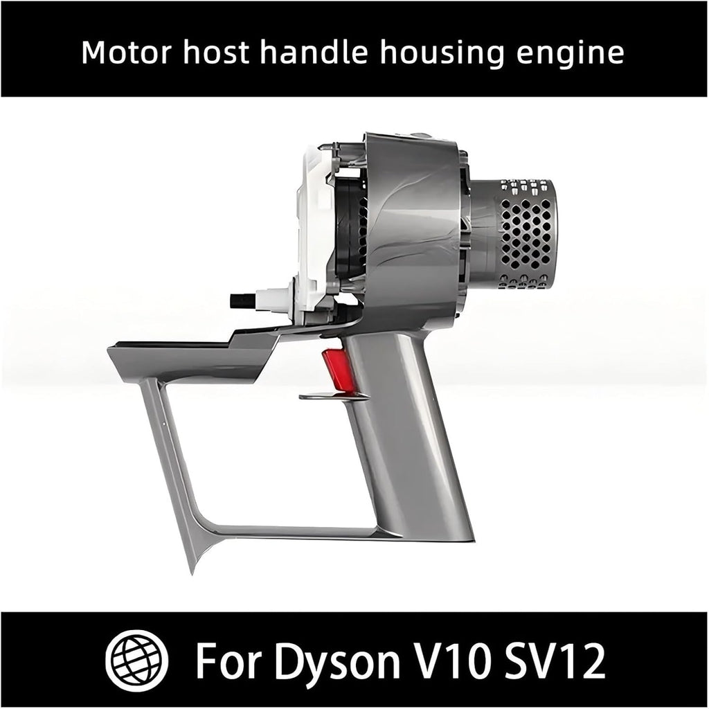 Motor Head Body, Compatible for Dyson V10 SV12 Vacuum Cleaner AccessoriesMotor Assembly HousingHost HandleReplacement Cleaning Spare Parts(V10 Motor Head Set)