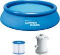 12'x36' Quick Set Ring Pool RX600 Filter Pump