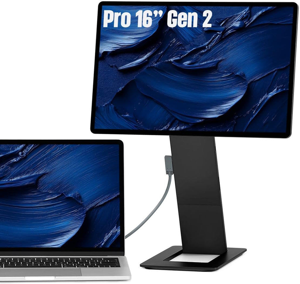 SOTSU FlipAction Pro 16' Gen2 Premium Portable Monitor | Super Compact | Pivot Rotate | 2560x1600 DCI P3 | 120Hz | 400 Nits | Full Metal CNC | Perfect Match for Mac and Windows (Universe Black)