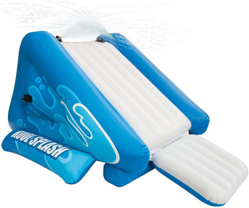 INTEX 3 Pack 58849EP Kool Splash Vinyl Inflatable Play Center Swimming Pool Water Slide with Built in Sprayers for Kids and Adults, Age 6 and Up