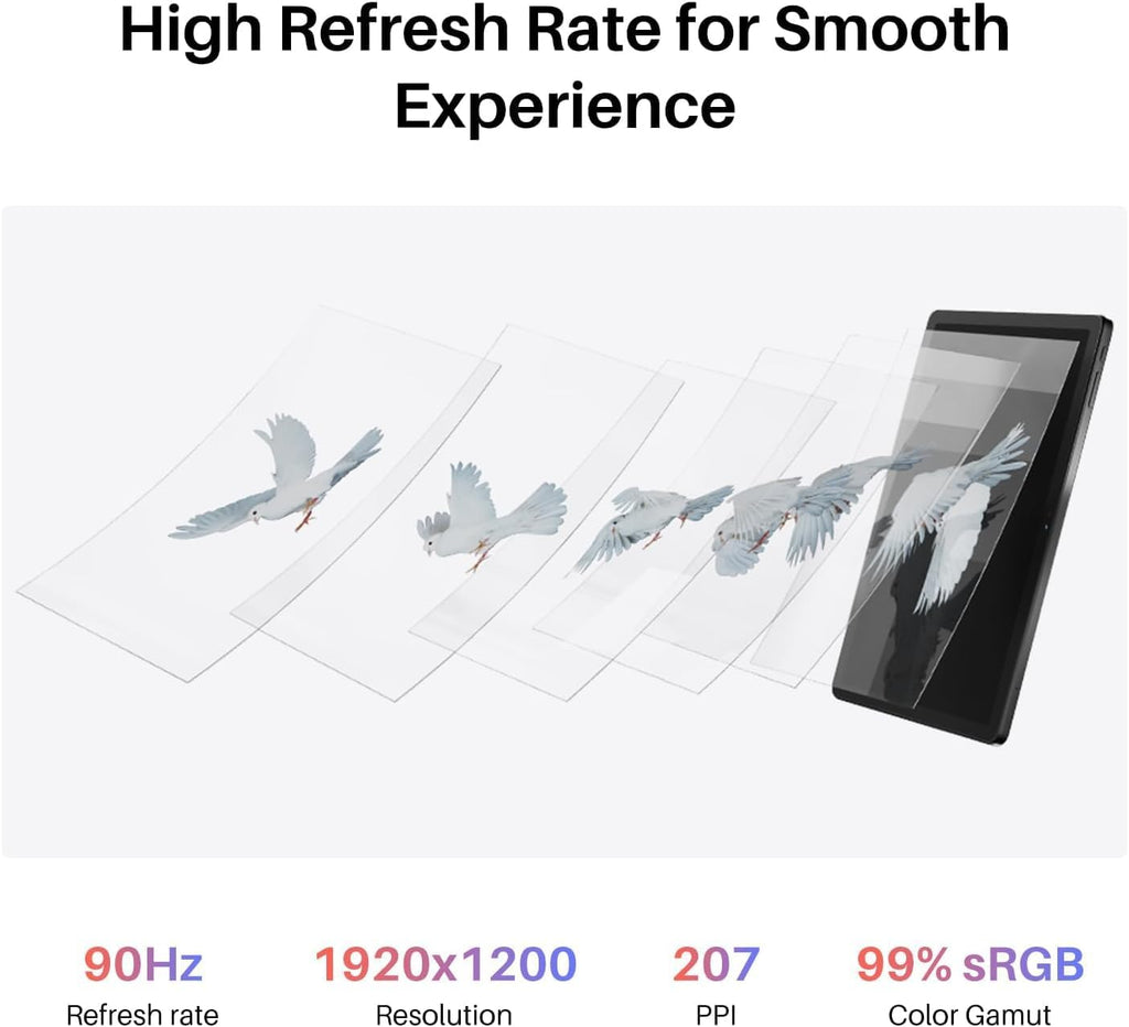 HUION KAMVAS Slate 11 Standalone Drawing Tablet No Computer Needed with Anti-Glare Screen, 10.95 Inch Digital Art Tablet with Tilt-Alignment Stylus, 90Hz Android 14 Pad with 8GB + 128GB for Artists