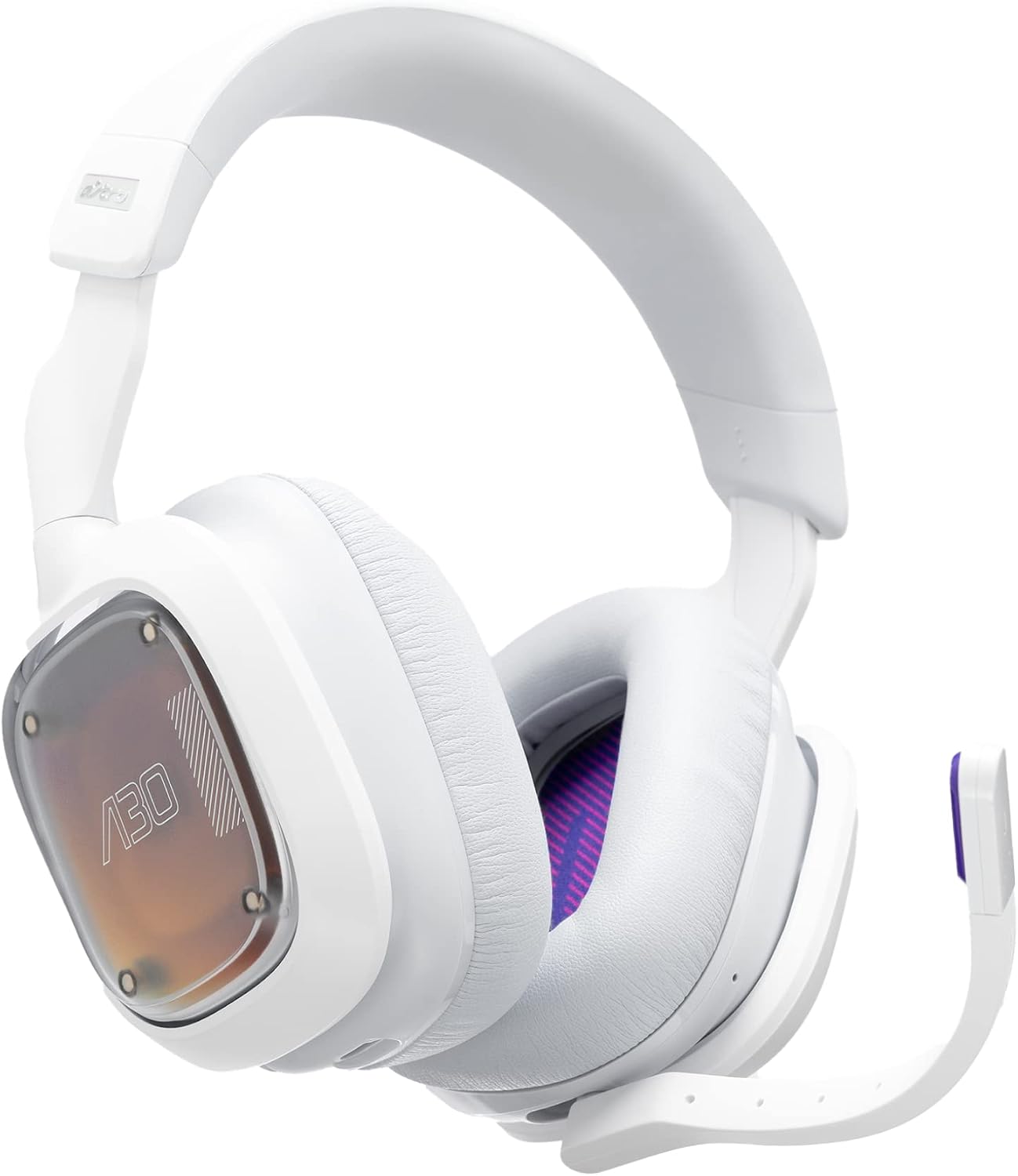 Logitech G Astro A30 LIGHTSPEED Wireless Gaming Headset, Bluetooth, 27hr battery, for Xbox, Nintendo Switch, PC, White (Renewed)