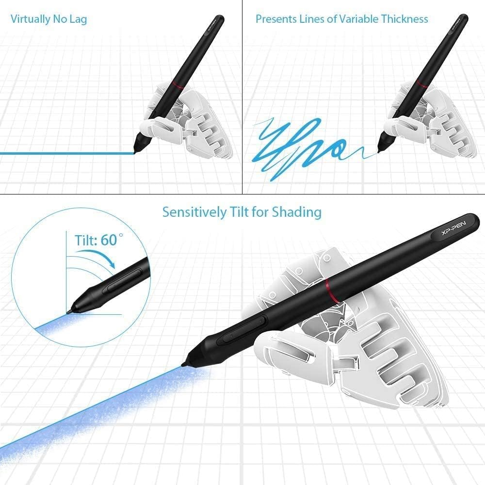 15.6' Drawing Tablet with Screen XPPen Artist 15.6 Pro Tilt Support Graphics Tablet Full-Laminated Red Dial (120% sRGB) Drawing Monitor Display 8192 Levels Pressure Sensitive & 8 Shortcut Keys