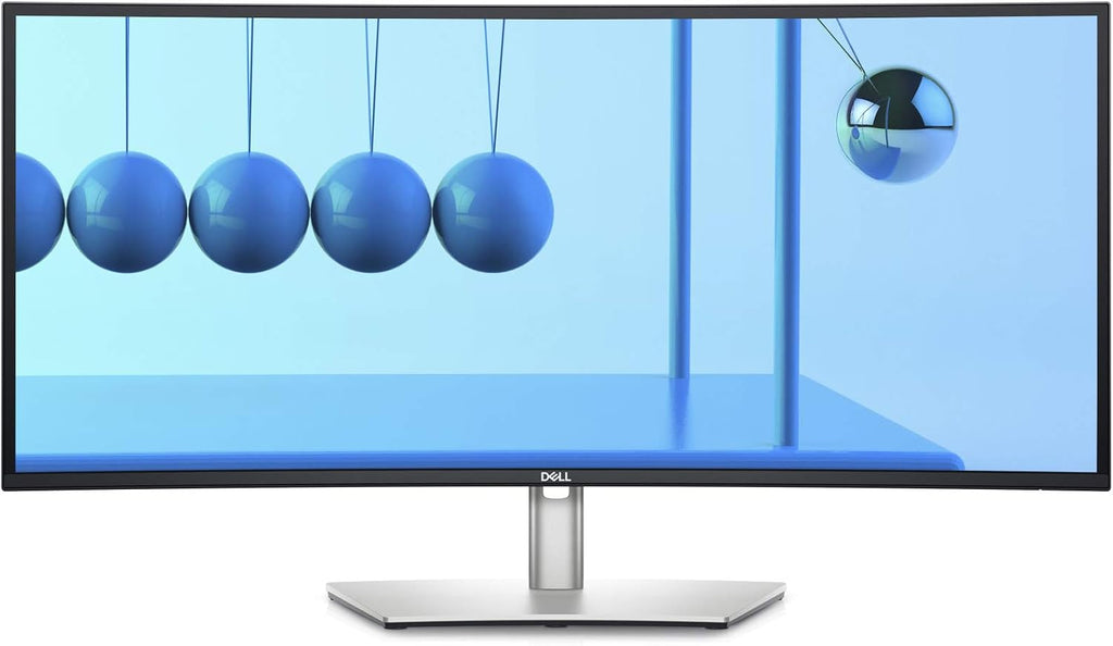 Dell U3421WE UltraSharp Curved Monitor, 34.14 Inch Ultrawide Monitor WQHD (3440 x 1440p at 60Hz), in-Plane Switching Technology, 100mmx100mm VESA Mounting Support, Platinum Silver