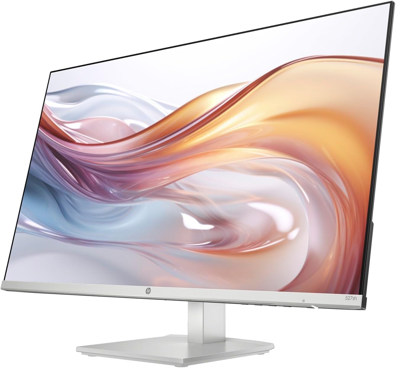 HP 27' (Replaces M27h) 100Hz IPS FHD 99% sRGB Display Monitor, Adjustable Height & Tilt, Flicker Free, Anti-Glare, Low-Blue Light Filter, Eye Ease, Black/Silver w/DKZ Hub USB Port Expander (2 Pack)