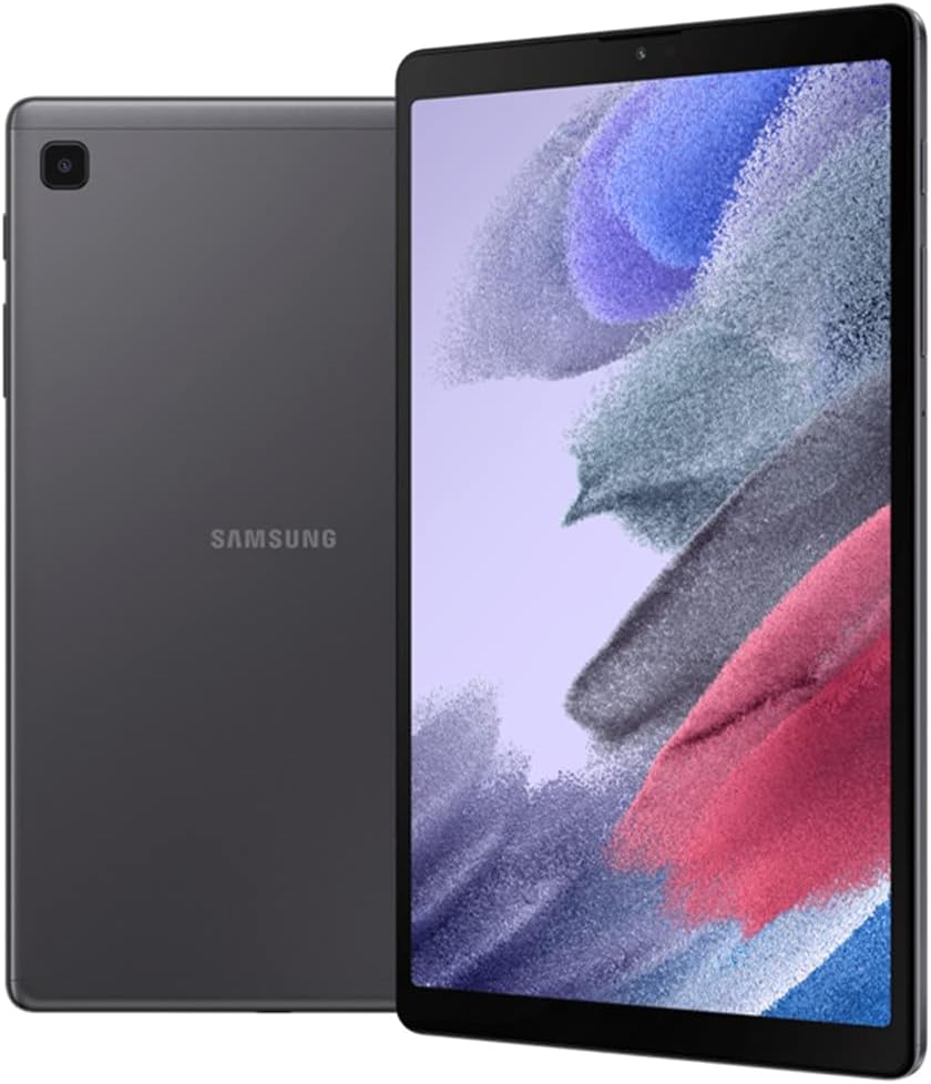 SAMSUNG Galaxy Tab A7 Lite (2021, 32GB, 3GB RAM) 8.7' (WiFi + Cellular) 5100mAh Battery, Android 11, 4G LTE Tablet GSM Unlocked, International Model - SM-T225 (Fast Car Charger Bundle, Gray)