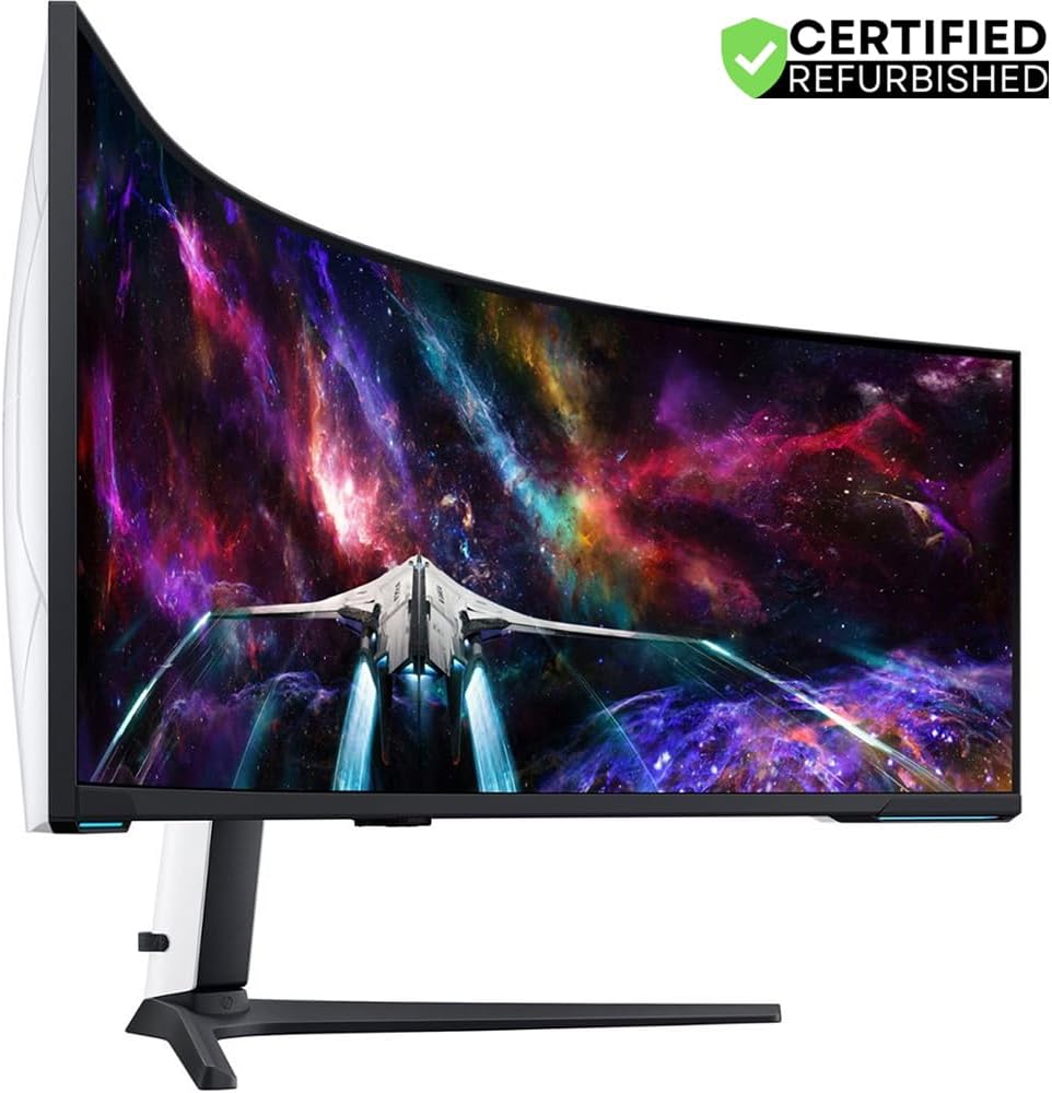 Samsung LS57CG952NNXZA 57 inch Odyssey Neo G9 Curved Gaming Monitor (Renewed) Bundle with 2 YR CPS Enhanced Protection Pack