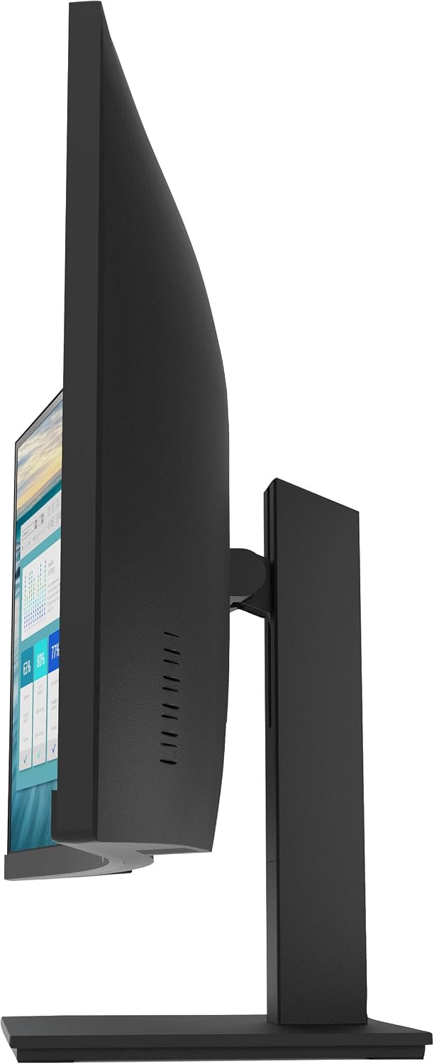 HP P34hc g4 34' WQHD Curved Monitor with 5ms Response Time, Anti-Glare, Flicker Free, 250 nits Brightness, VESA Mount (100mm), Displayport, HDMI & Dockztorm USB Port Expander, Black Color (2 Pack)