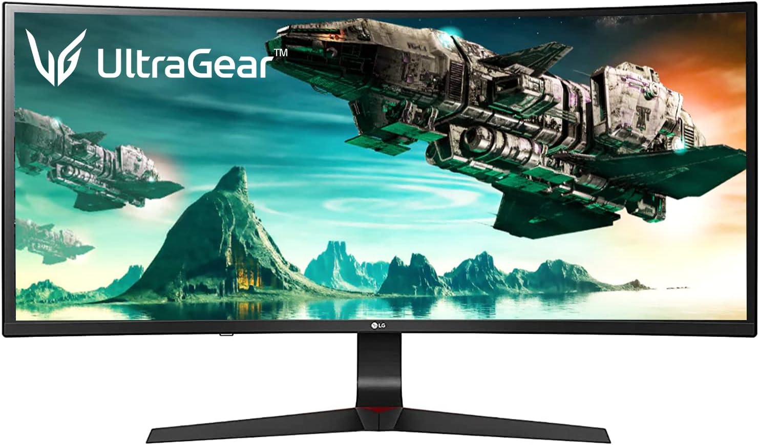 LG 34GL750-B Ultragear Gaming Monitor 34' 21: 9 Curved Wfhd (2560 X 1080) IPS Display, 144Hz Refresh Rate, NVIDIA G-SYNC Compatible, Adaptive-Sync Technology, HDR10, 144Hz Refresh Rate - Black