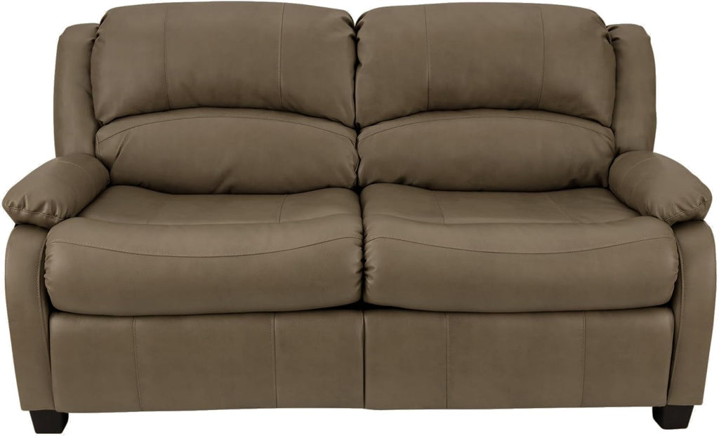 RecPro Charles Collection | 65' RV Hide A Bed Loveseat | Memory Foam Mattress | RV Sleeper Sofa | Pull Out Couch | RV Furniture | RV Loveseat | RV Living Room (Slideout) Furniture | Putty