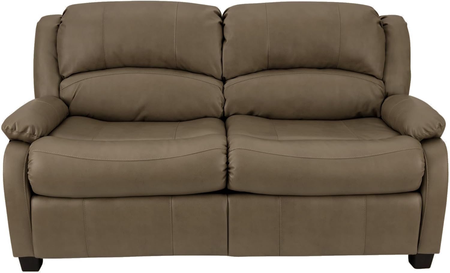 RecPro Charles Collection | 65' RV Hide A Bed Loveseat | Memory Foam Mattress | RV Sleeper Sofa | Pull Out Couch | RV Furniture | RV Loveseat | RV Living Room (Slideout) Furniture | Putty
