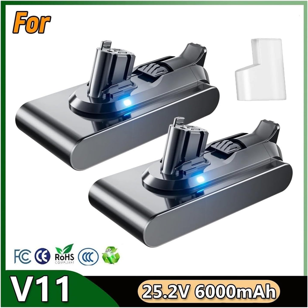 Compatible for Dyson V11 Screw Type Replacement Battery 25.2V 7000mAh SV15 Vacuum Cleaner Battery for V11 Series Rechargeable Battery(3Pack 7000mAh)