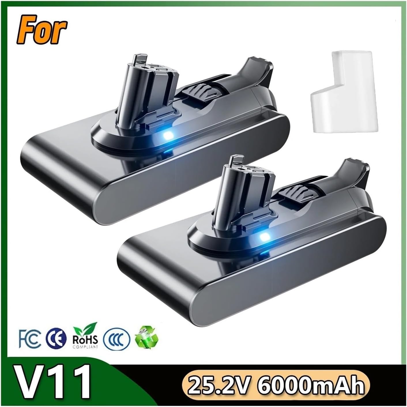 Compatible for Dyson V11 Screw Type Replacement Battery 25.2V 7000mAh SV15 Vacuum Cleaner Battery for V11 Series Rechargeable Battery(10Pack 7000mAh)