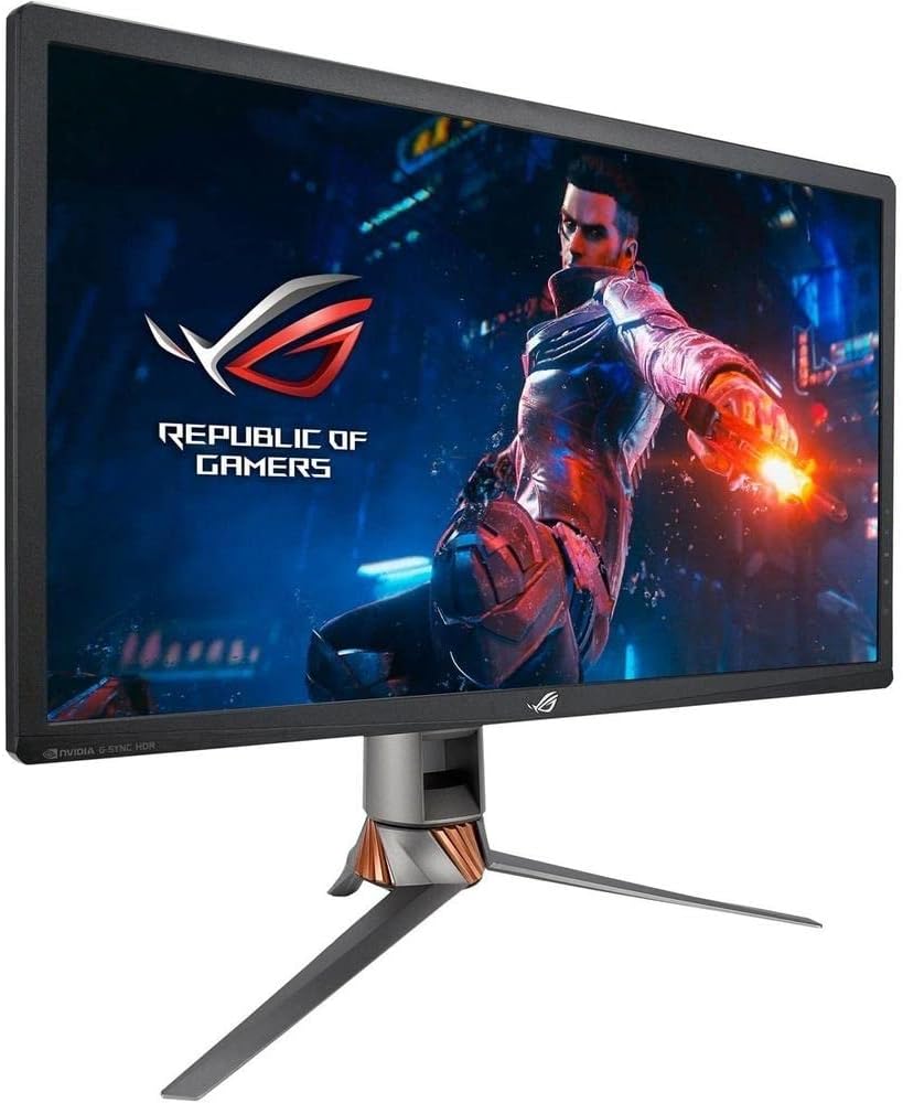 ASUS ROG Swift PG27UQ 27' 4K UHD 144Hz DP HDMI G-SYNC HDR Aura Sync Gaming Monitor with Eye Care