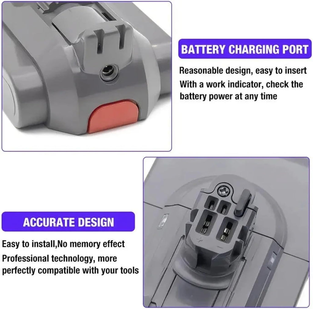 Li-Ion Battery 25.2V，Compatible for Dyson SV15，Vacuum Cleaner Fluffy SV15 V11 Absolute Extra V11 Absolute V11 Animal 970145-02