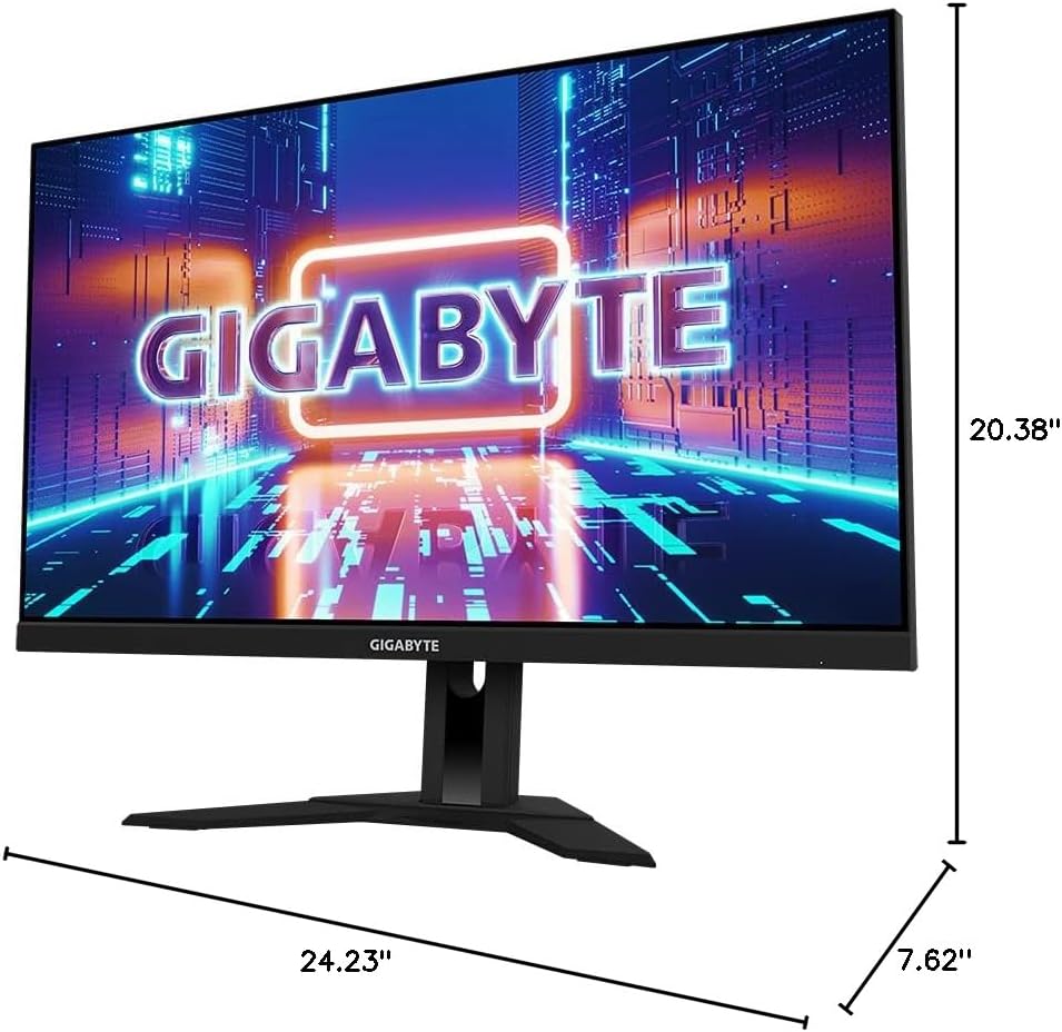 GIGABYTE M28U 28' 144Hz Gaming Monitor, 3840 x 2160 SS IPS Display, 1ms (GTG) Response Time, 9‎4% DCI-P3, VESA Display HDR400, FreeSync Premium Pro, 1x Display Port 1.4, 2X HDMI 2.1 (M28U-SA)
