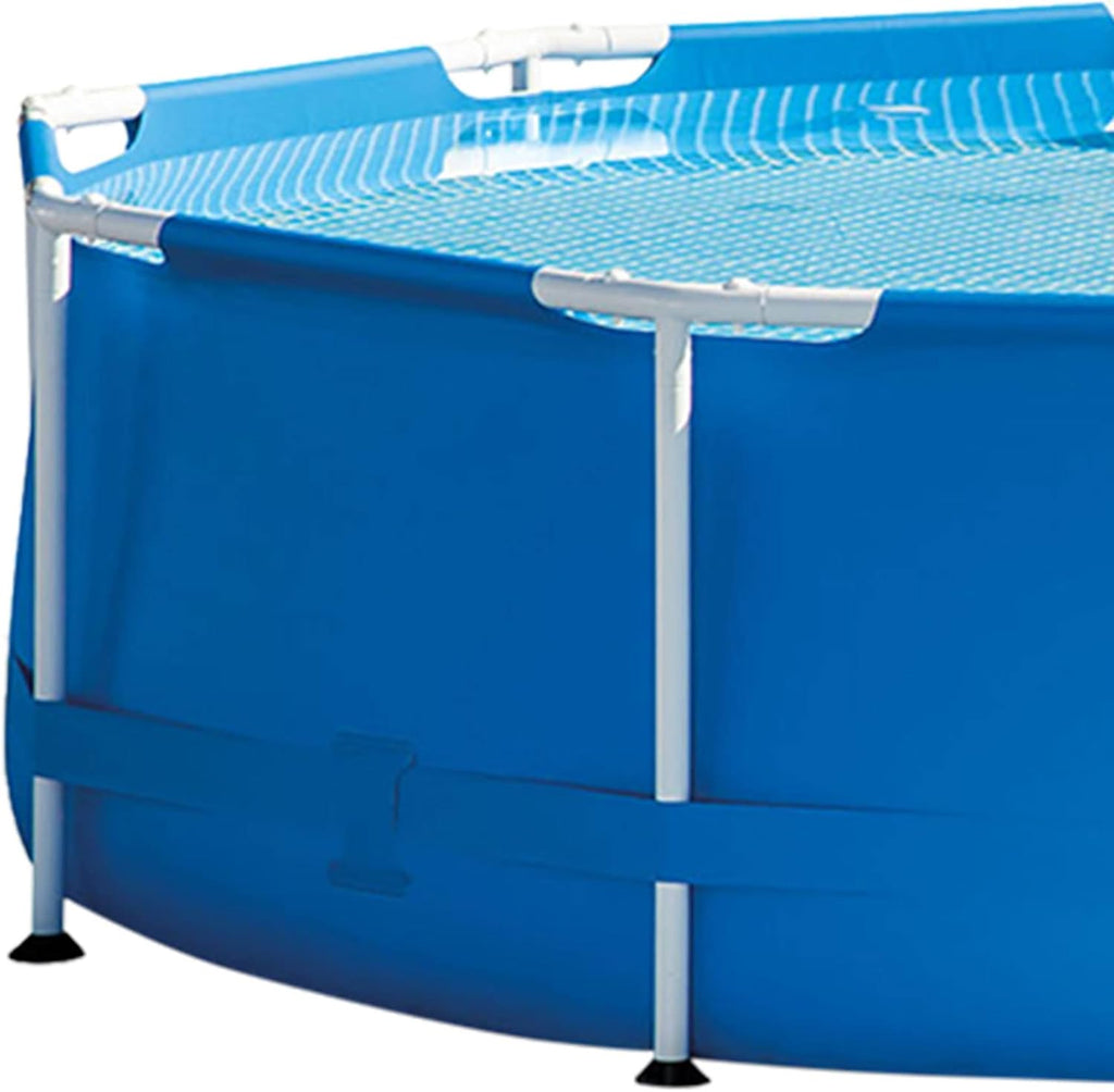 Intex 28200EH 10 Foot x 30 Inch 4 Person Outdoor Metal Frame Above Ground Round Swimming Pool with Easy Set-Up (Pump Not Included)