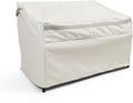 Covermates Prestige Outdoor Patio Sofa Cover – Water-Resistant 900D Polyester, Rot-Resistant Double-Stitched Seams, Auto-Locking Drawcord, Mesh Vents & Buckle Straps, 52W x 32D x 34H, Stone