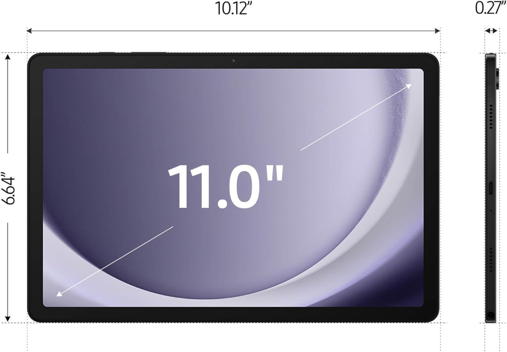 Samsung Galaxy Tab A9+ Tablet 11' 64GB Android Tablet, Big Screen, Quad Speakers, Upgraded Chipset, Multi Window Display, Slim, Light, Durable Design, US Version, 2024, Graphite