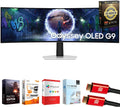 Samsung 49' Odyssey DQHD 5,120x1440 240Hz OLED G9 Curved Gaming Monitor Bundle with Tech Smart USA Elite Suite 18, 2X HDMI Cable & Deco Gear CPS Exclusive 26 Month Protection Pack (BEACH-CPS-26M1500)