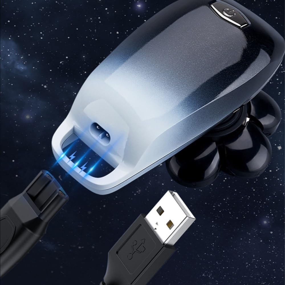 Head Shaver for Men, 6 in 1 Shaver 7-Blade Grooming Kit Electric Shaver for Men Hair Trimmer Beard Electric Razor Wet Dry Facial Body Bald Head Shaving Machine