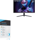BoxWave Screen Protector Compatible with INFIEVO Gaming Monitor QHD Wide 1440p - ClearTouch Crystal ToughShield 9H (2-Pack), Clear 9H Tough Flexible Film Screen Protector