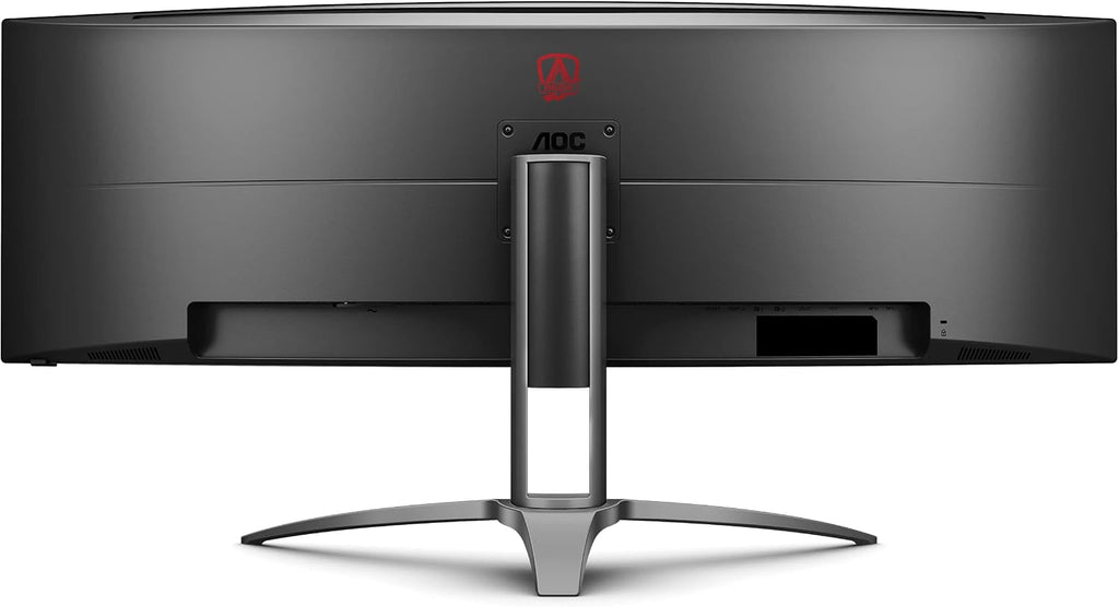 AOC Agon Curved Gaming Monitor 49' (AG493UCX), Dual QHD 5120x1440 @ 120Hz, VA Panel, 1ms 120Hz Adaptive-Sync, 121% sRGB, Height Adjustable, 4-Yr Zero Dead Pixels Manufacturer Guarantee