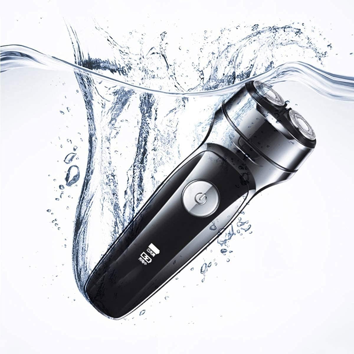 Electric Shaver for Men, Rechargeable Rotary Shaver with Pop-up Trimmer, Waterproof Wet and Dry, Electric Razors for Men