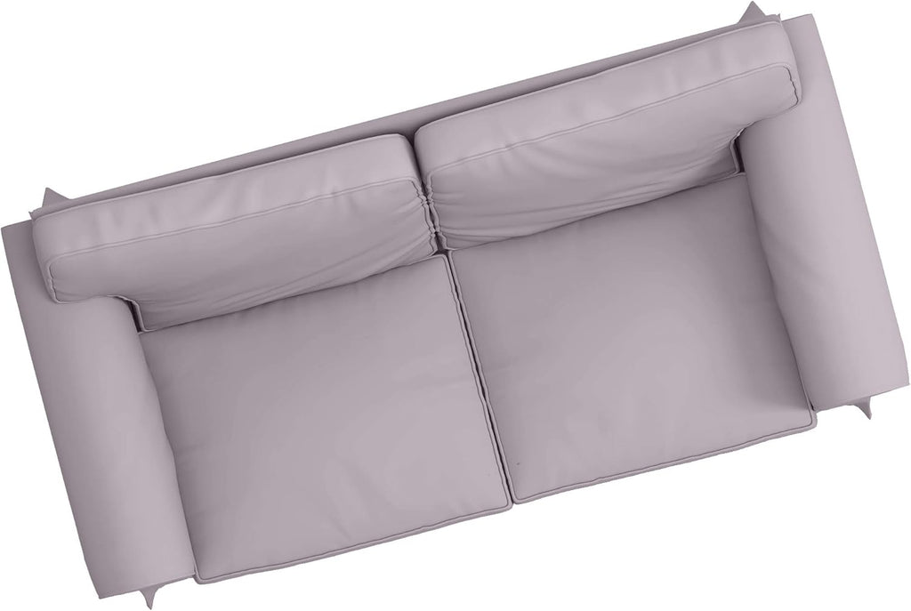 Sofa Covers Compatible with IKEA Ektorp 3 Seat Sofa Slipcovers (Polyester Flax Light Gray, Ektorp Loveseat)
