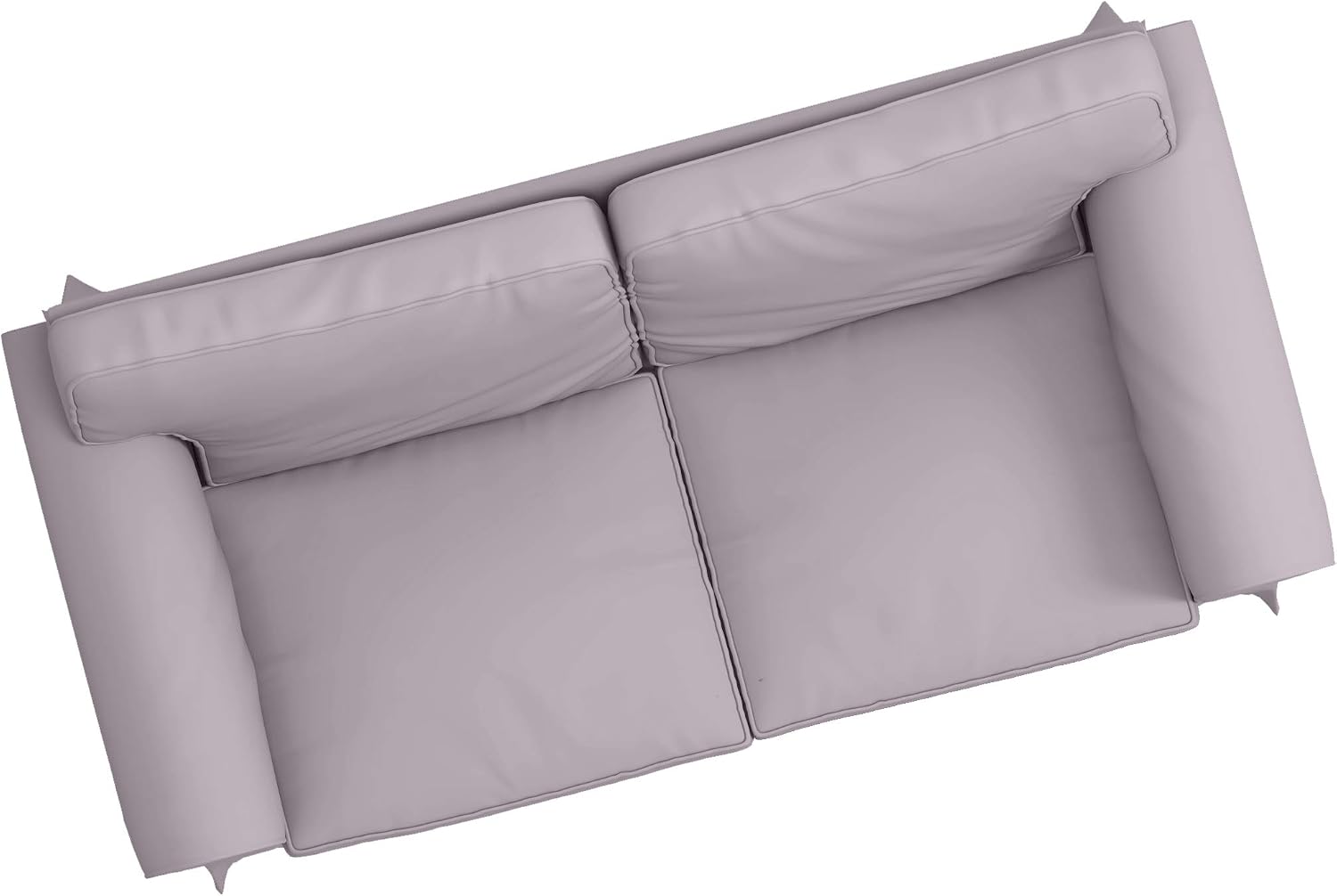 Sofa Covers Compatible with IKEA Ektorp 3 Seat Sofa Slipcovers (Polyester Flax Light Gray, Ektorp Loveseat)