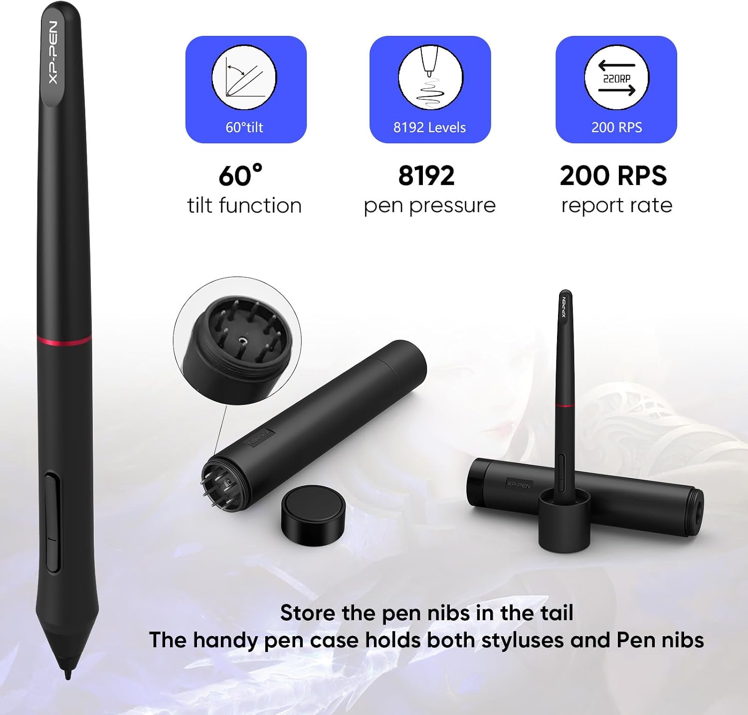 XPPen Artist 24 Pro 2.5K QHD Drawing Tablet with Screen,16.7M Colors Graphics Tablet with 8192 Pen Pressure Battery-Free Tilt Stylus & 20 Shortcut Keys for Windows, Mac, Chrome, Linux, 23.8'