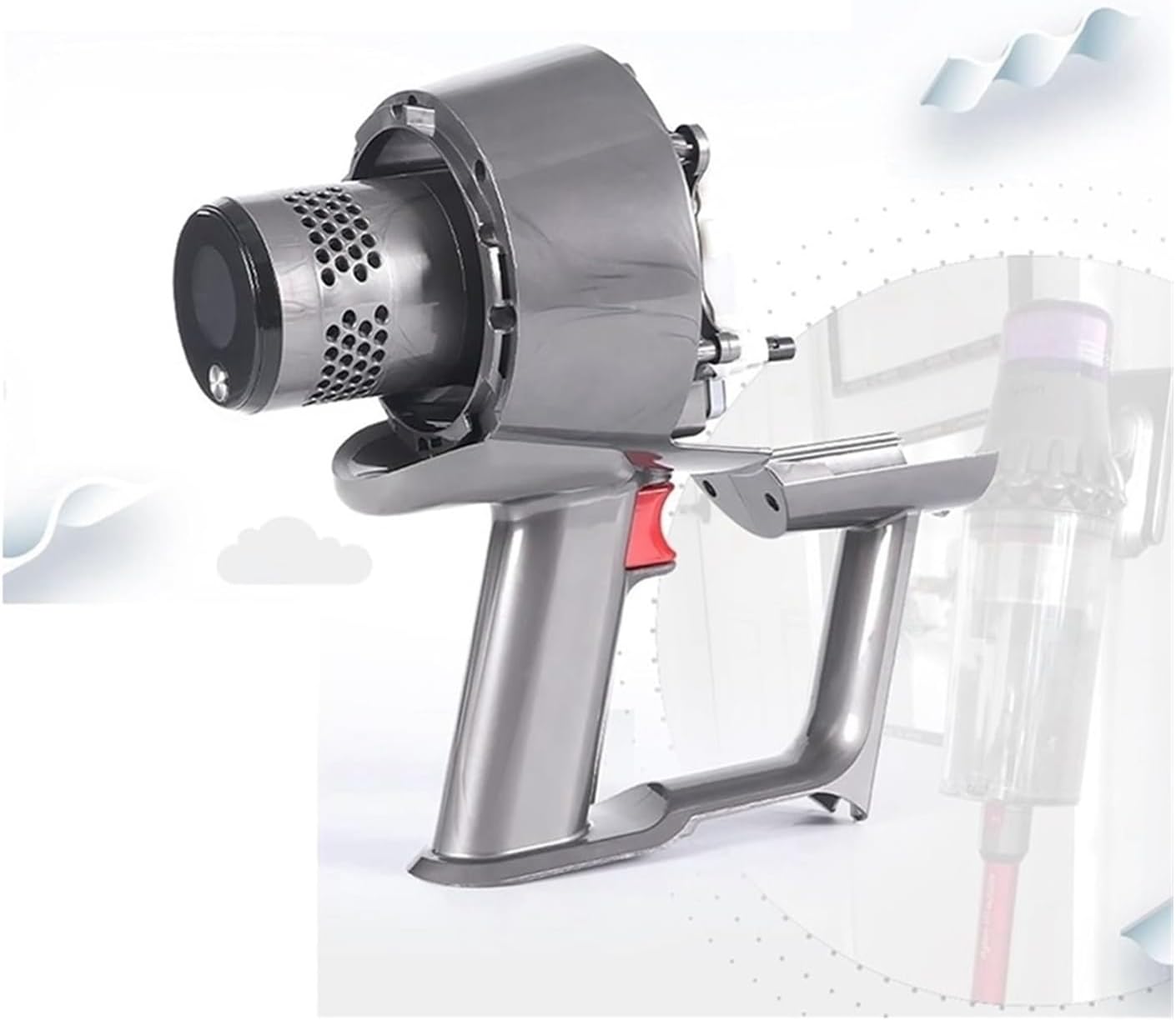 Vacuum Cleaner Main Unit Handle Housing Accessories, Compatible for ABWQ, Compatible for Dyson, V11 Extra Large SV16 SV29 Handle Replacement Parts