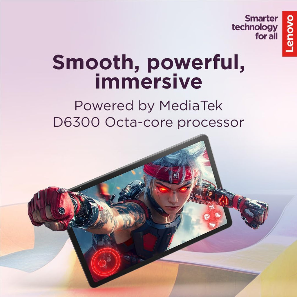 Lenovo Idea Tab - College Tablet - 11″ 2.5K IPS Touchscreen Display - 90Hz - MediaTek Dimensity 6300-8 GB Memory - 256 GB Storage - Integrated Arm Mali-G57 MC2 - Tab Pen and Folio Case