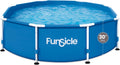 Funsicle Activity 8' x 30' Round Above Ground Swimming Pool, Includes FiltraBoost 400 GPH Filter Pump with AutoSkimmer, Type I Filter Cartridge & Repair Patch