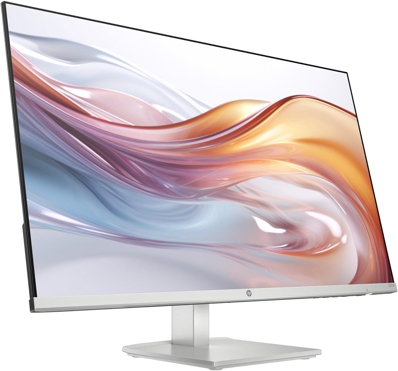 HP 27' (Replaces M27h) 100Hz IPS FHD 99% sRGB Display Monitor, Adjustable Height & Tilt, Flicker Free, Anti-Glare, Low-Blue Light Filter, Eye Ease, Black/Silver w/DKZ Hub USB Port Expander (2 Pack)