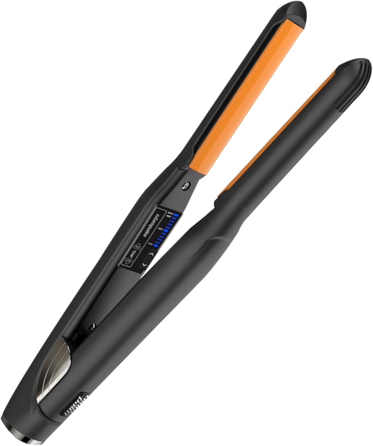 GLAMPALM Classic Volumizing 0.4' | Ceramic Flat Iron Infused with Vita-C Curved Plates for Volume & Curl Korean No.1 Hair straighteners for Women, Root Volume Iron | GP102