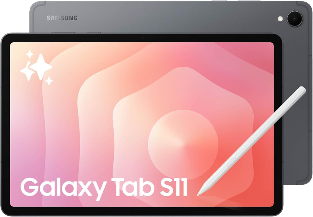 Samsung Galaxy Tab S11 128GB WiFi Android Tablet, Dynamic AMOLED 2X Display, 3nm MediaTek Processor, Galaxy AI, IP68, High Performance, Premium 11' AMOLED Screen, Slim, Portable Design, Gray