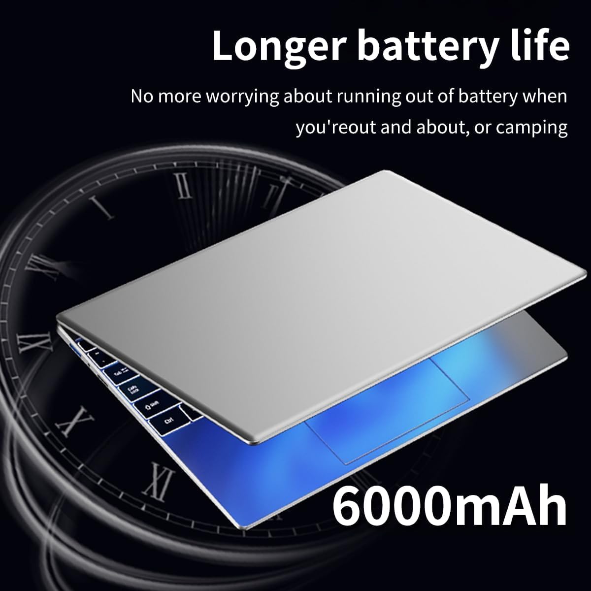 Gaming Laptop 15.6' FHD, Intel N95, 512GB SSD, 16GB DDR4 RAM, 6000mAh Battery,Backlit Keyboard, Fingerprint Unlock, Windows 11 Laptop Computer for Work & Entertainment