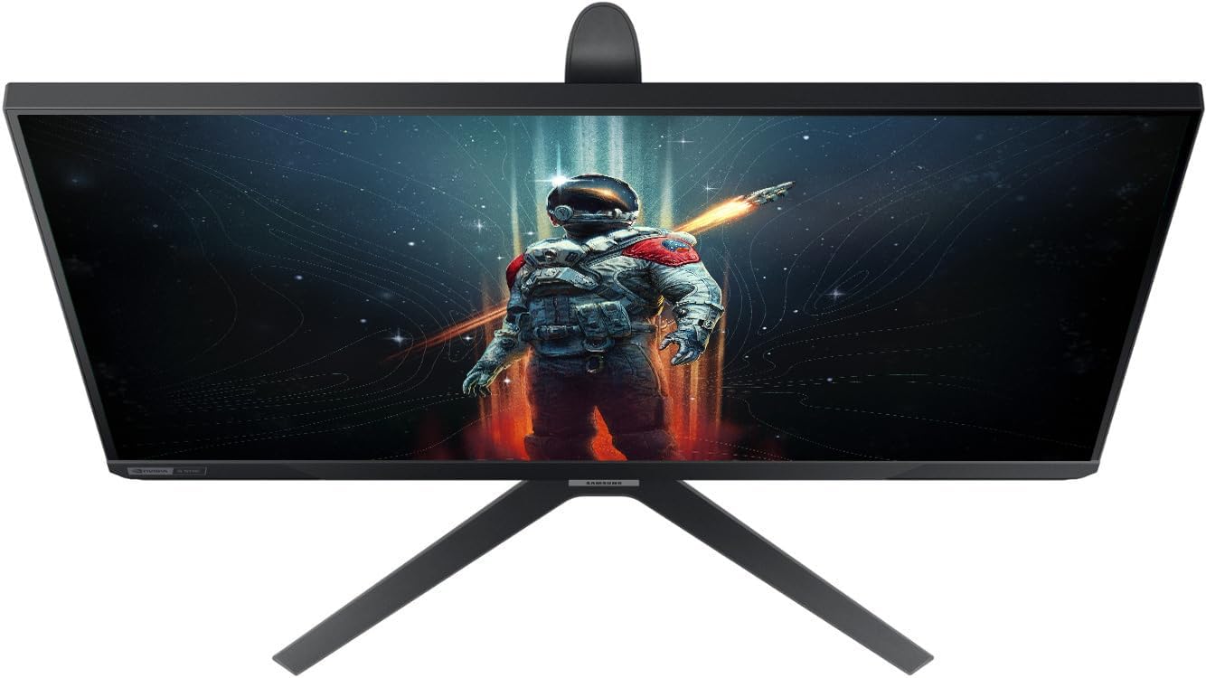 Samsung 27' Odyssey G4 Series IPS LED Gaming Monitor, 240Hz, 1ms, Nvidia G-Sync, Ultrawide Game View, AMD FreeSync Premium, HDMI, Black, with HDMI Cable