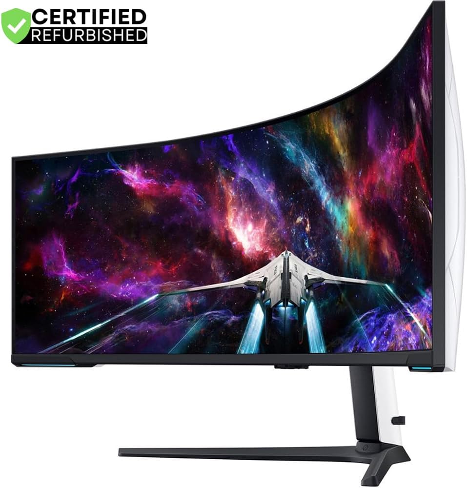Samsung LS57CG952NNXZA 57 inch Odyssey Neo G9 Curved Gaming Monitor (Renewed) Bundle with 2 YR CPS Enhanced Protection Pack