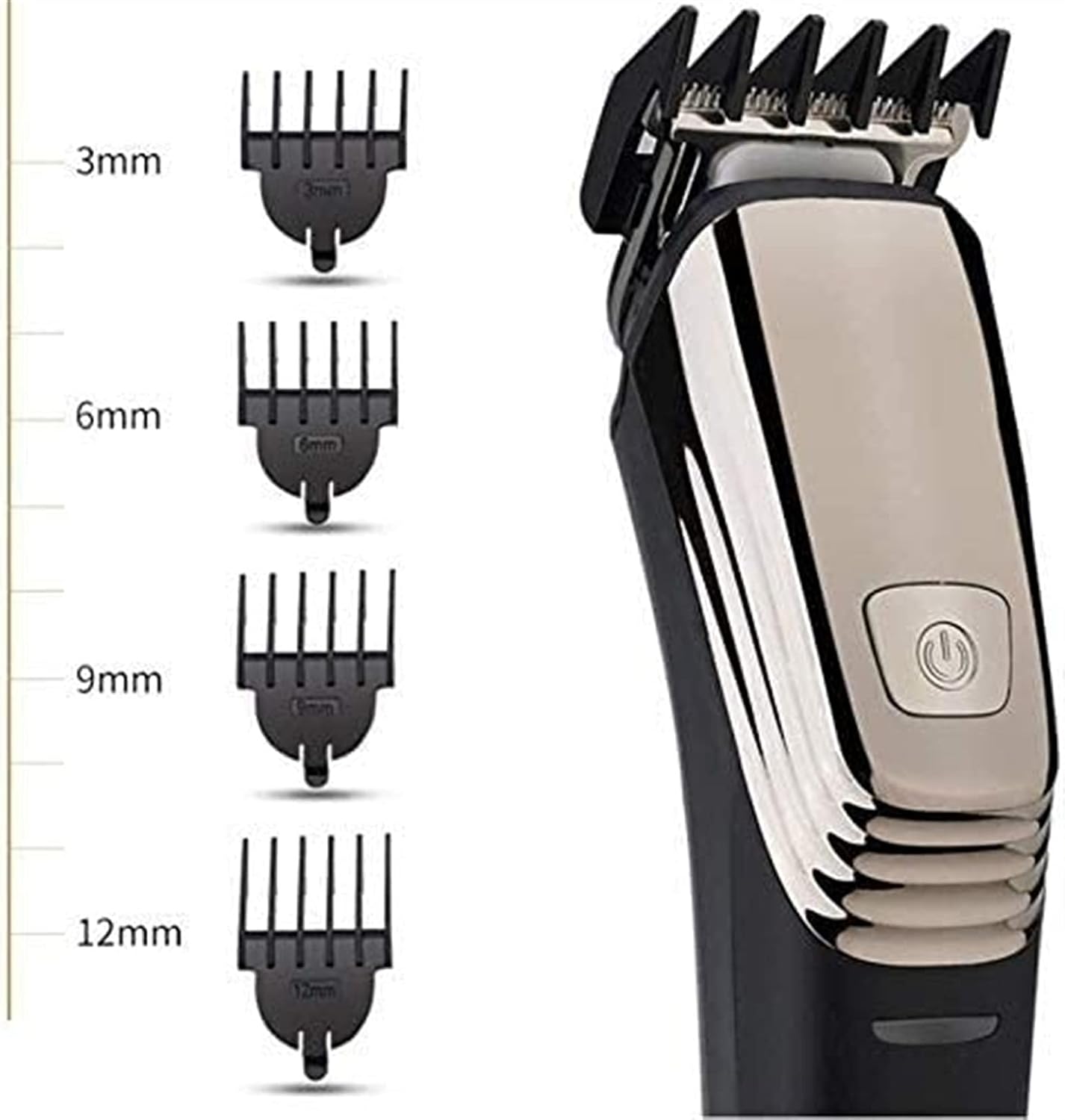 Clippers for Hair Cutting - 5 Hour Long Life Battery, Complete Hair Cutting Kit for Men, Women, Children, Includes Length Guide Combs and Fast Charging Adapter