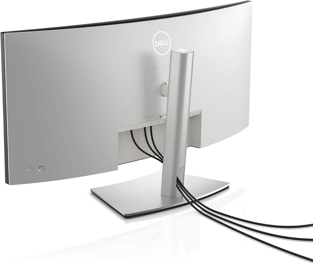 Dell U3421WE UltraSharp Curved Monitor, 34.14 Inch Ultrawide Monitor WQHD (3440 x 1440p at 60Hz), in-Plane Switching Technology, 100mmx100mm VESA Mounting Support, Platinum Silver